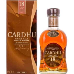 "Cardhu" a single malt scotch whisky