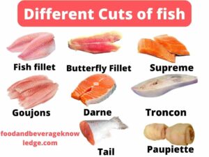 different cuts of fish