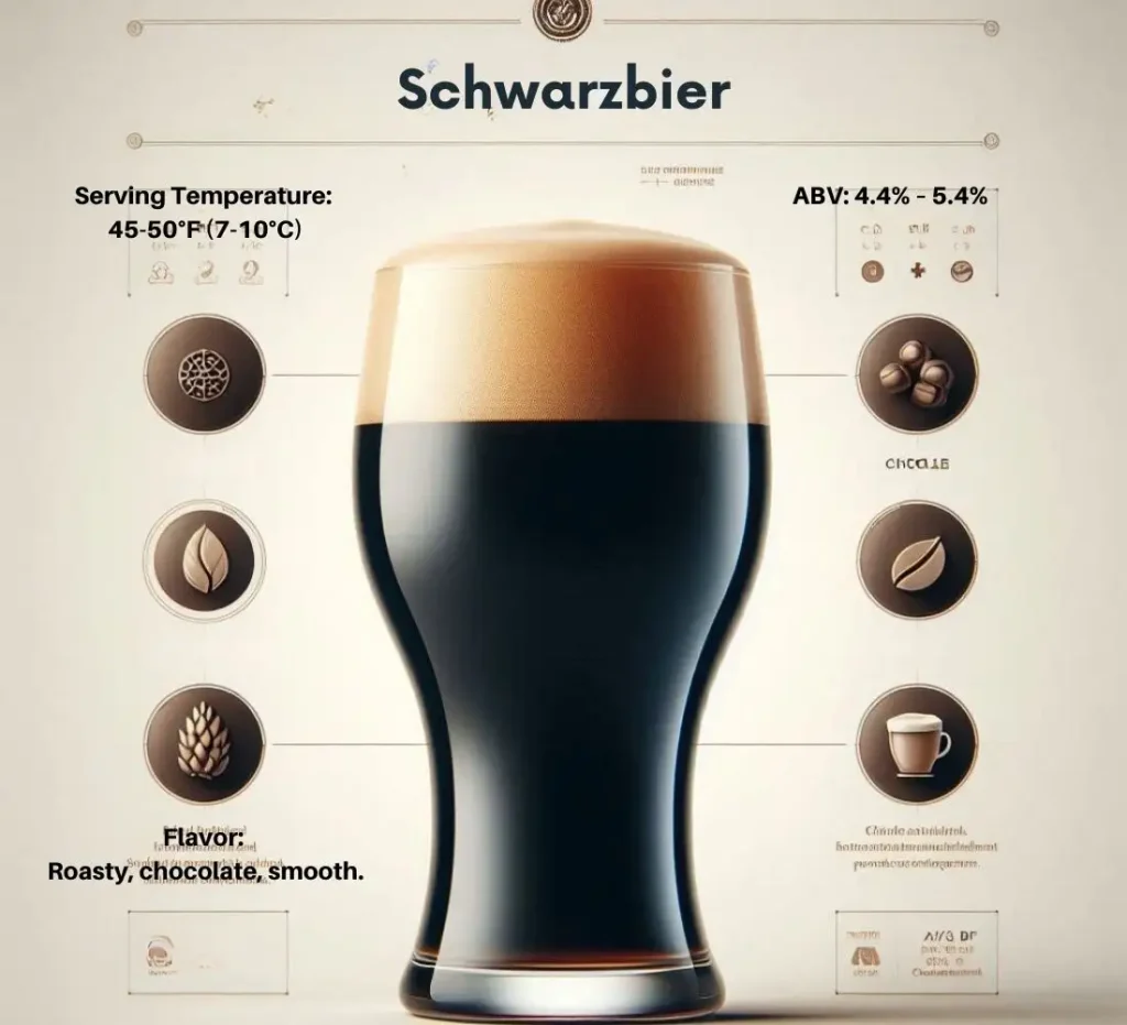 Schwarzbier style of lager beer