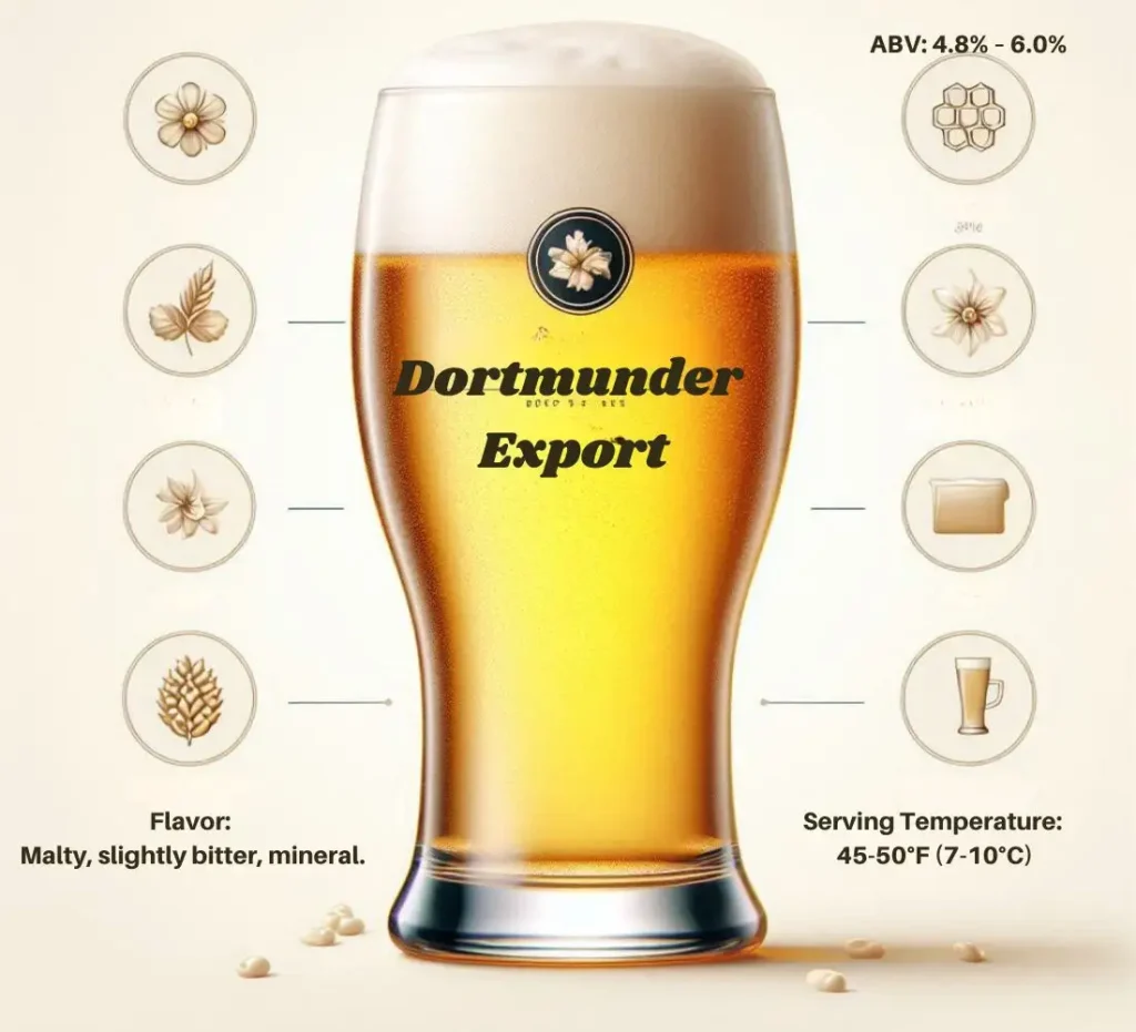 Dortmunder Export style of lager beer