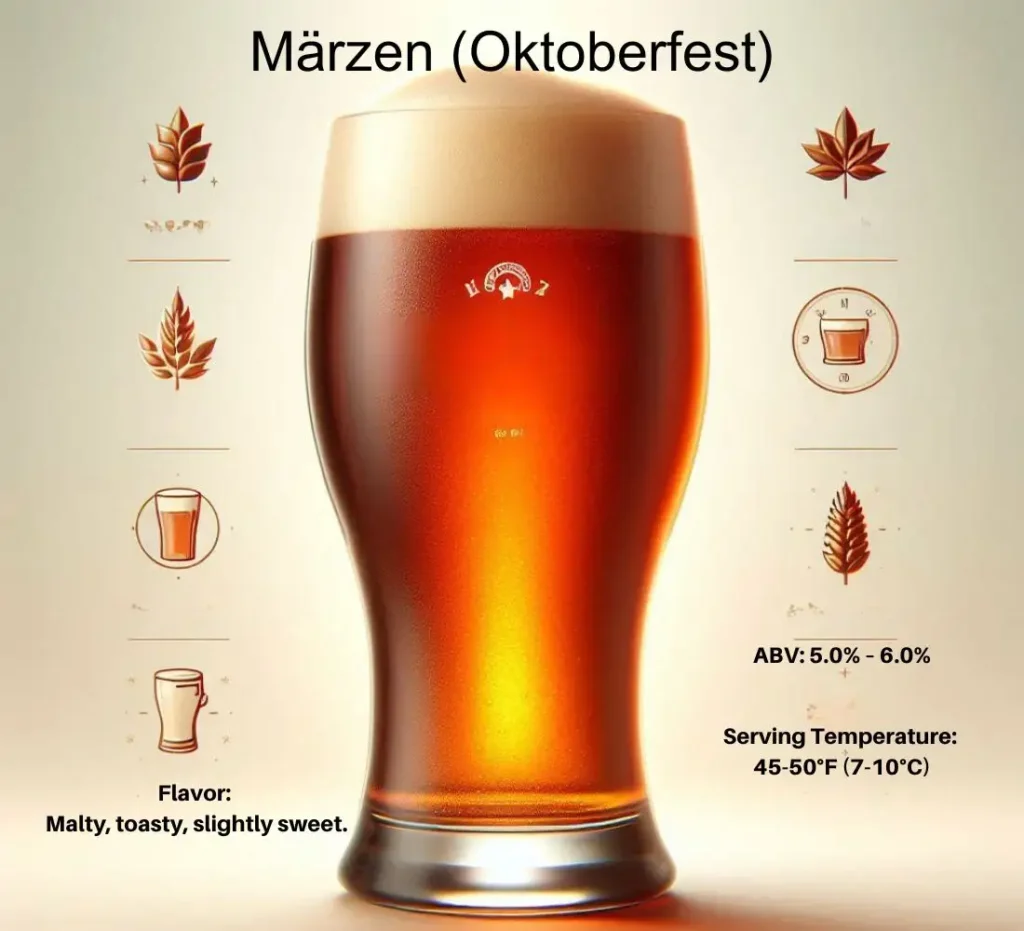 Märzen (Oktoberfest) style of lager beer