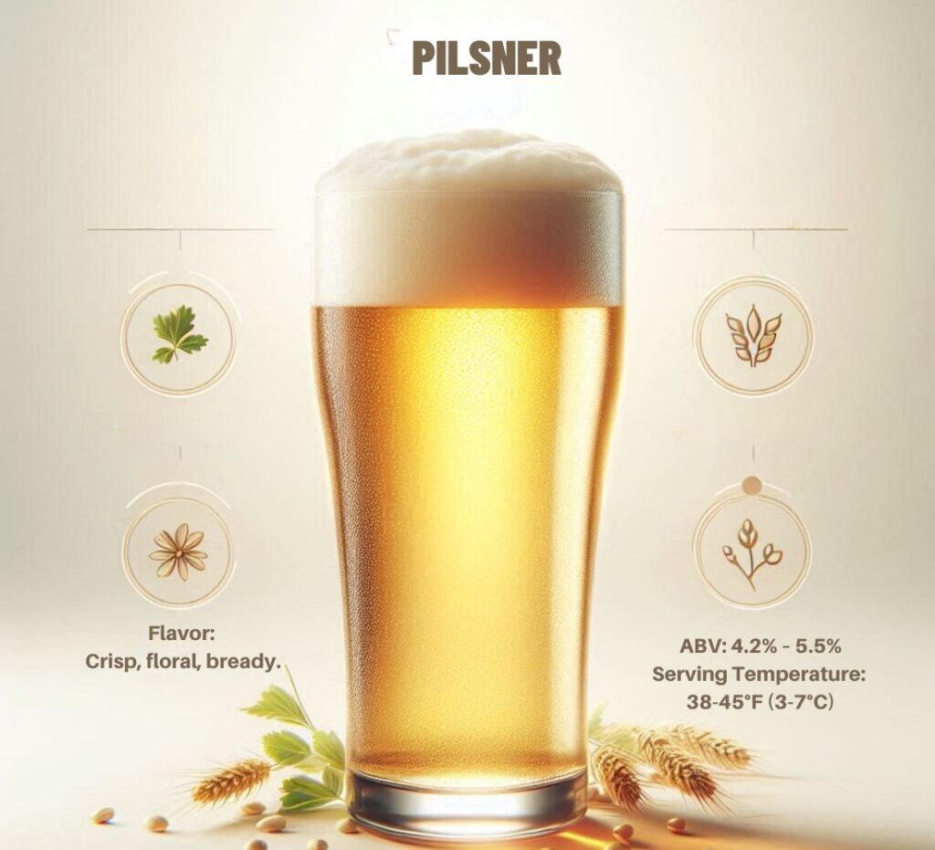 Pilsner-style of lager-beer