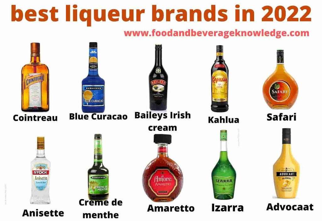 55 best liqueur brands list in 2021 with country, base, and flavour