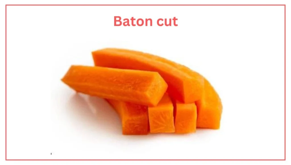 Baton-vegetable-cut