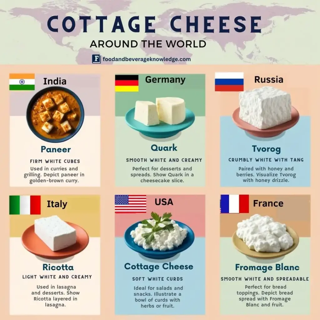 Cottage cheese around' the world 