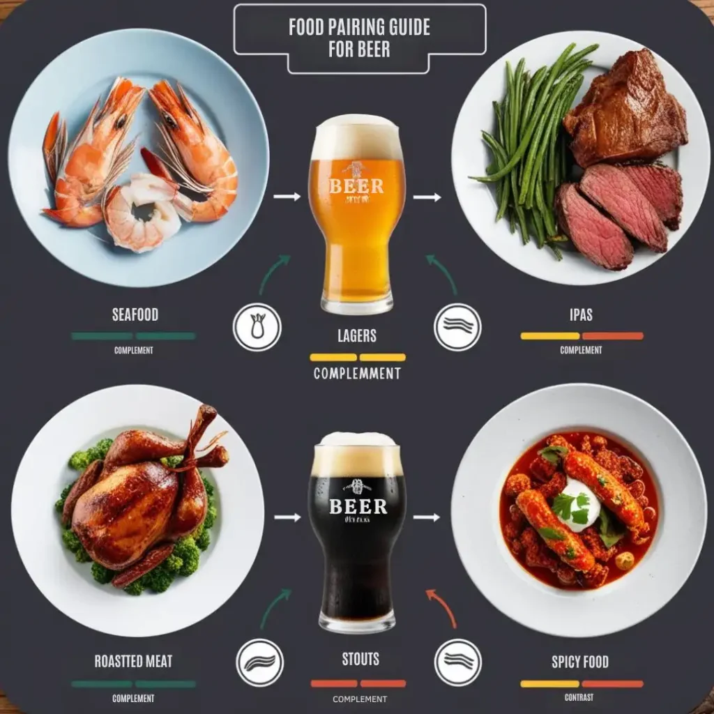 Food Pairing Tips for Beer Service