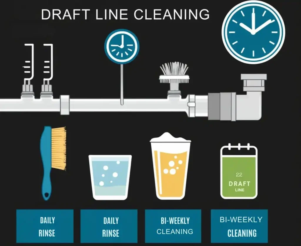 service of beer Maintaining Clean Draft Lines