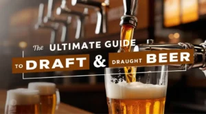 Guide to Draft & Draught Beer- different types of glass are bing poured in pub