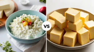 the key diference between cottage cheese vs paneer