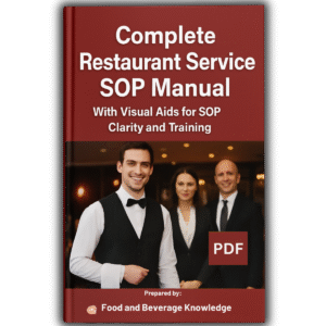 Restaurant Service SOP Manual (eBook)